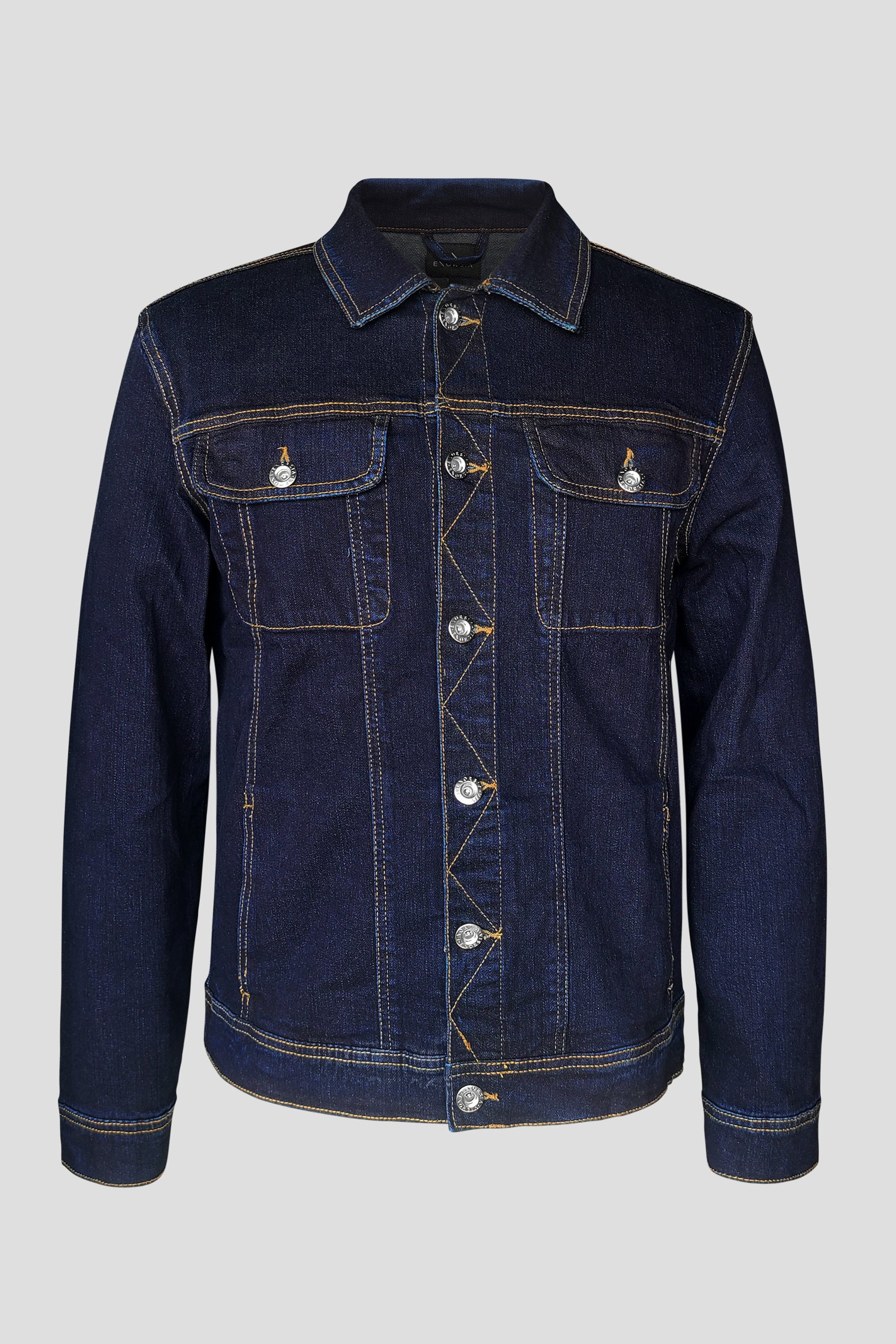 Long Sleeve Raw Denim Jacket