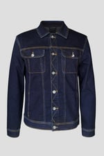 Long Sleeve Raw Denim Jacket
