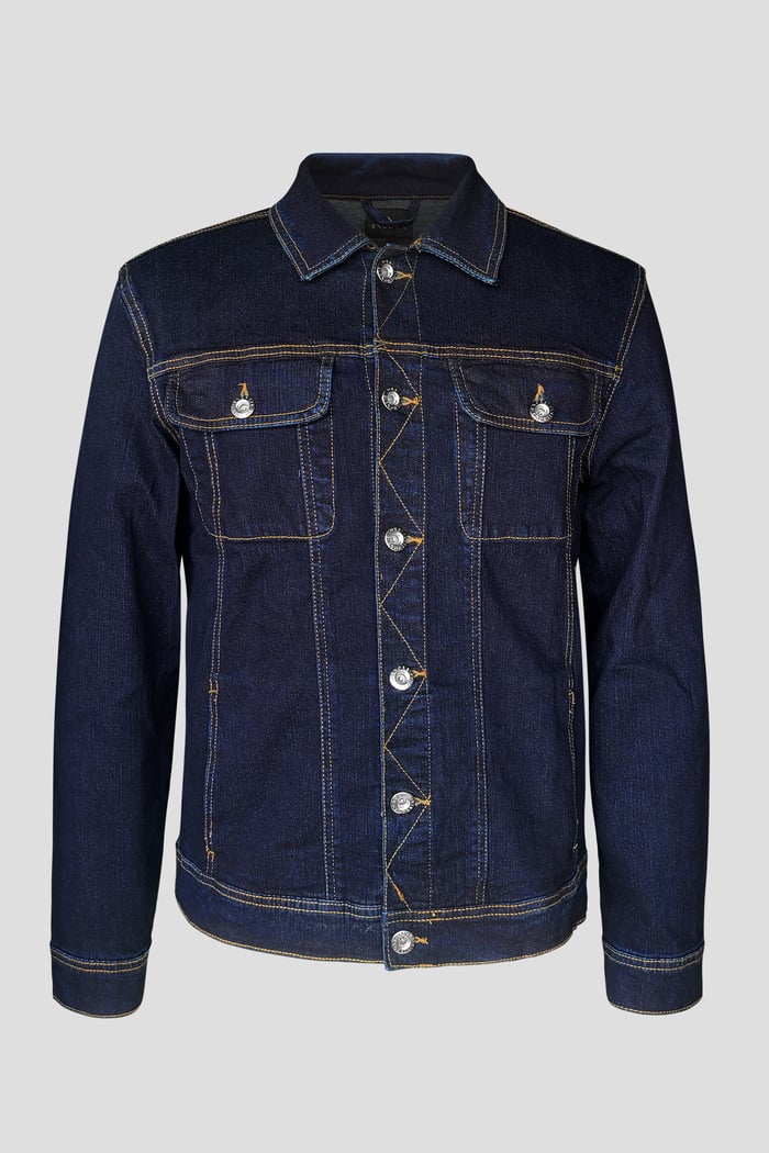 Long Sleeve Raw Denim Jacket