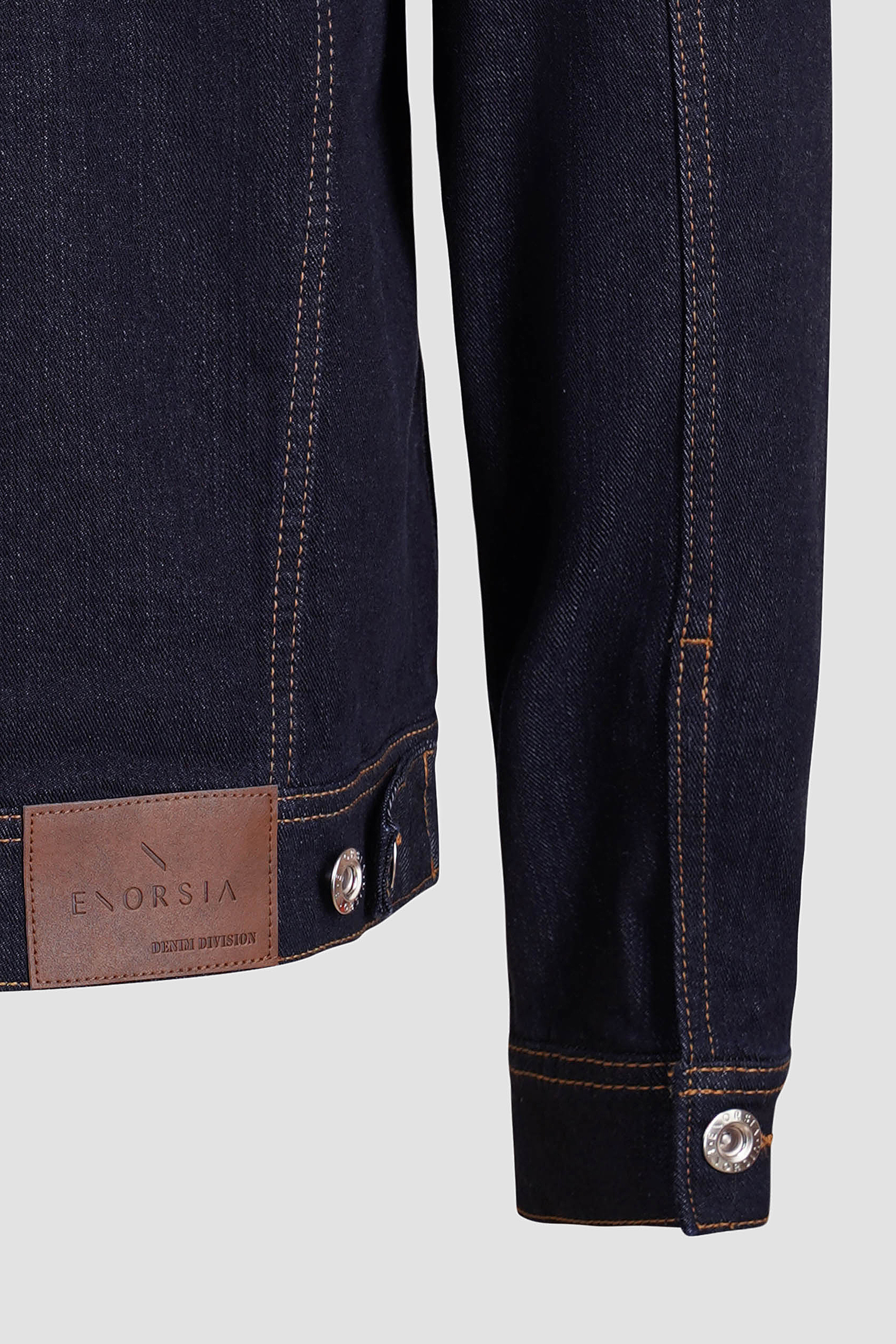 Long Sleeve Raw Denim Jacket