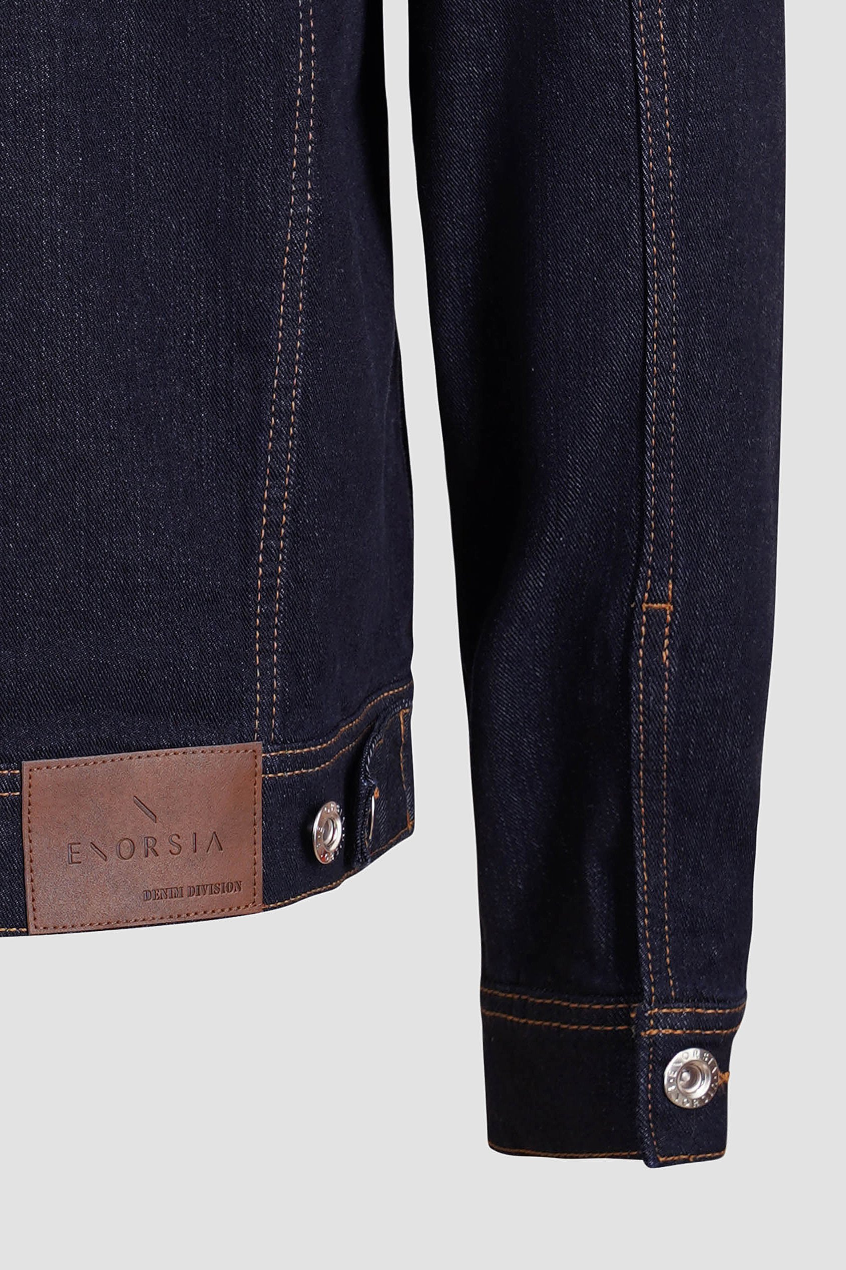 Long Sleeve Raw Denim Jacket