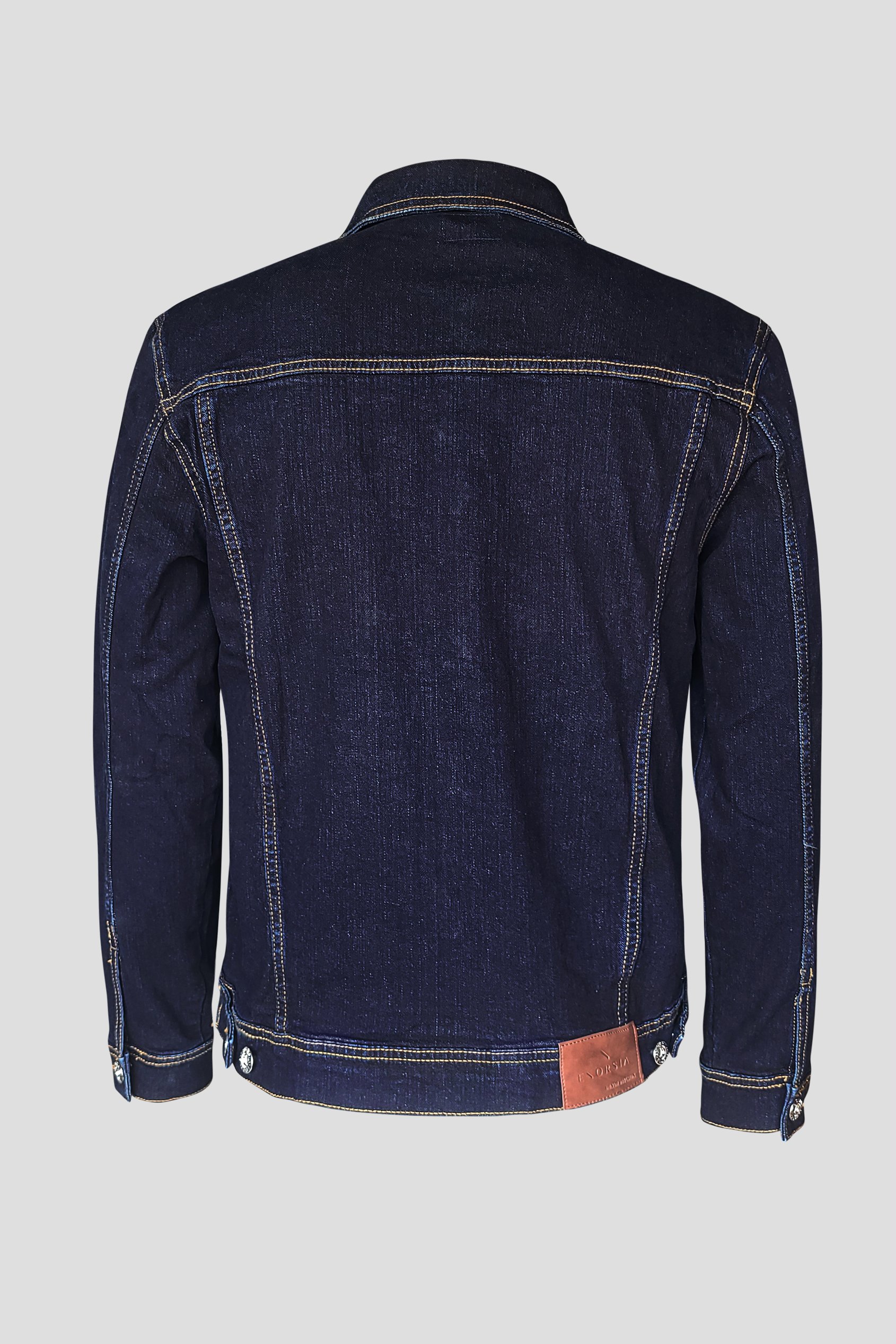 Long Sleeve Raw Denim Jacket