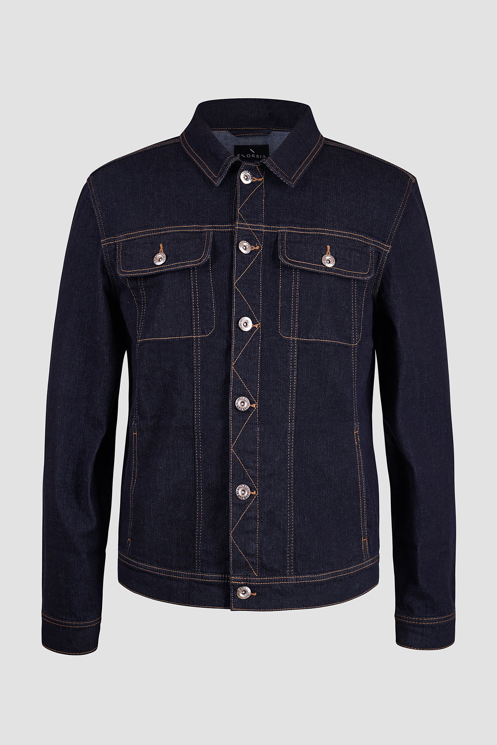 Long Sleeve Raw Denim Jacket