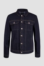 Long Sleeve Raw Denim Jacket