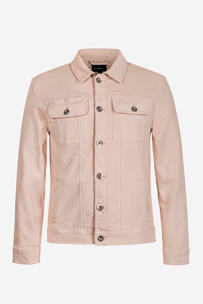 Mens Regular Fit Over Dye Denim Jacket