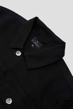 Mens Regular Fit Black Denim Jacket