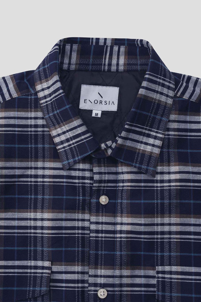 Light Padded Check Over Shirt