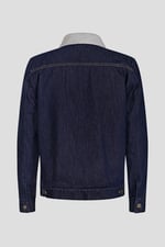 Men's Borg Collar Denim Jacket