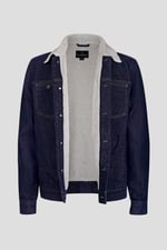 Men's Borg Collar Denim Jacket