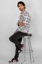 Men's Heritage Plaid Borg Lined Shacket