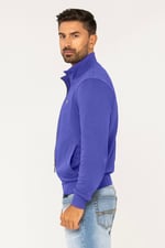 Funnel Neck Zip Through Sweatshirt