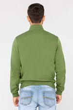 Funnel Neck Zip Through Sweatshirt