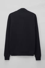Funnel Neck Zip Through Sweatshirt