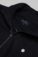 Funnel Neck Zip Through Sweatshirt