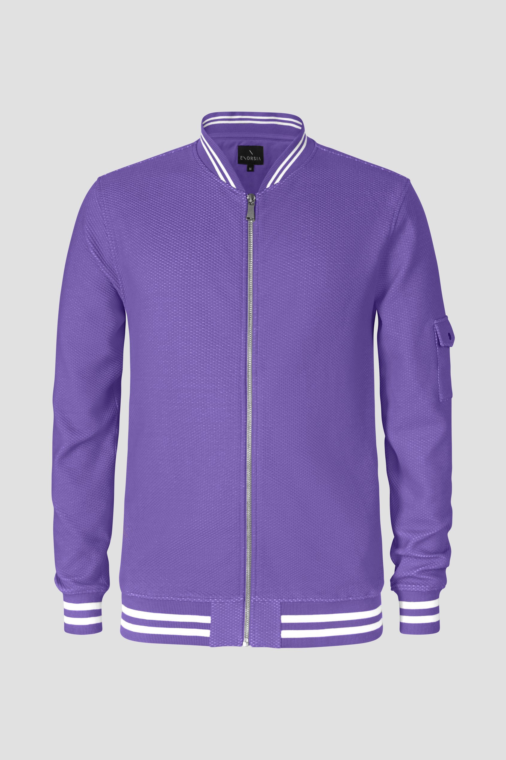 Heavy Waffle Bomber Jacket