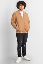 Heavy Waffle Bomber Jacket