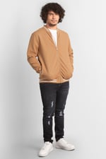 Heavy Waffle Bomber Jacket