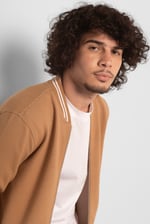 Heavy Waffle Bomber Jacket