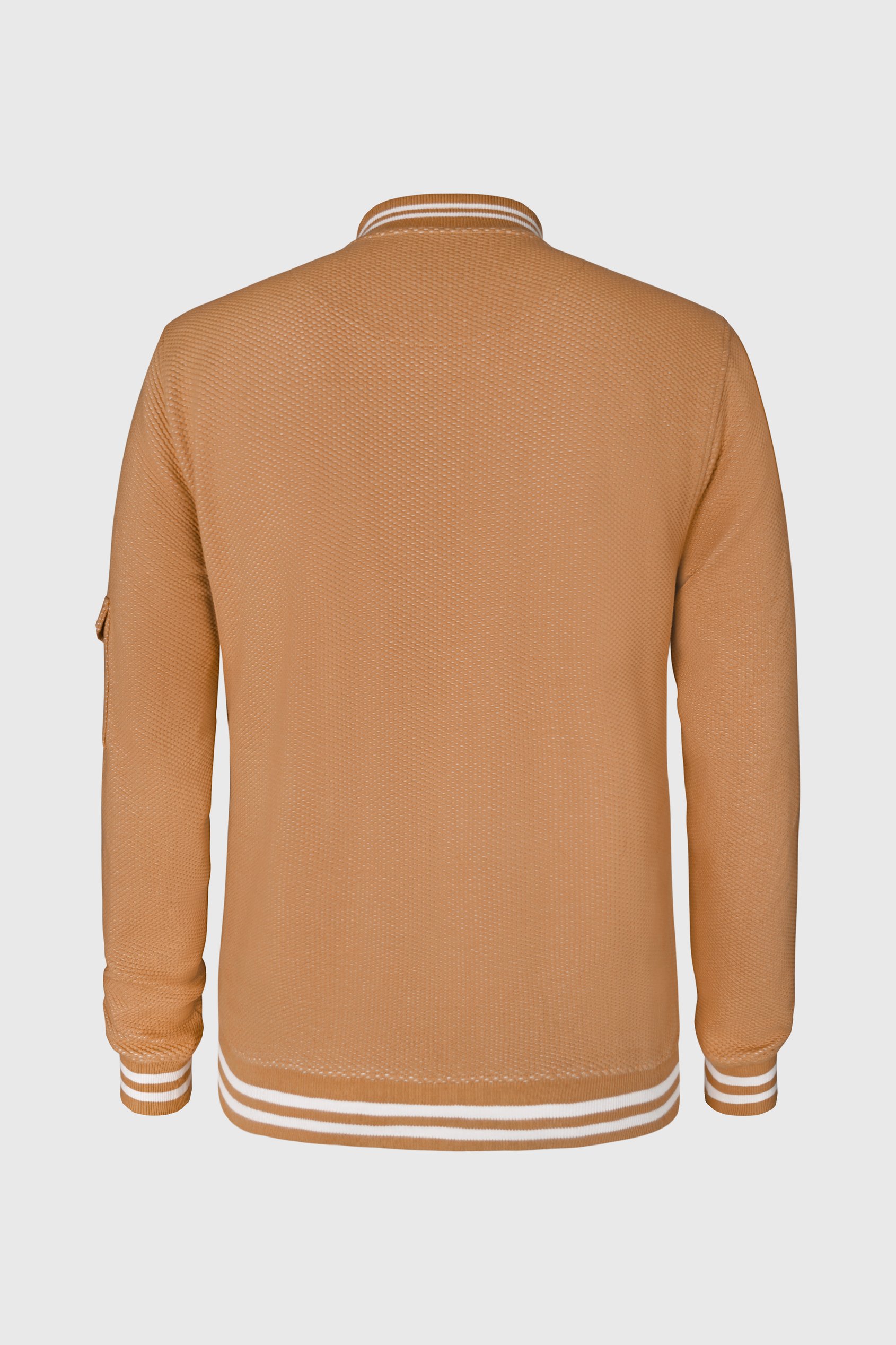 Heavy Waffle Bomber Jacket