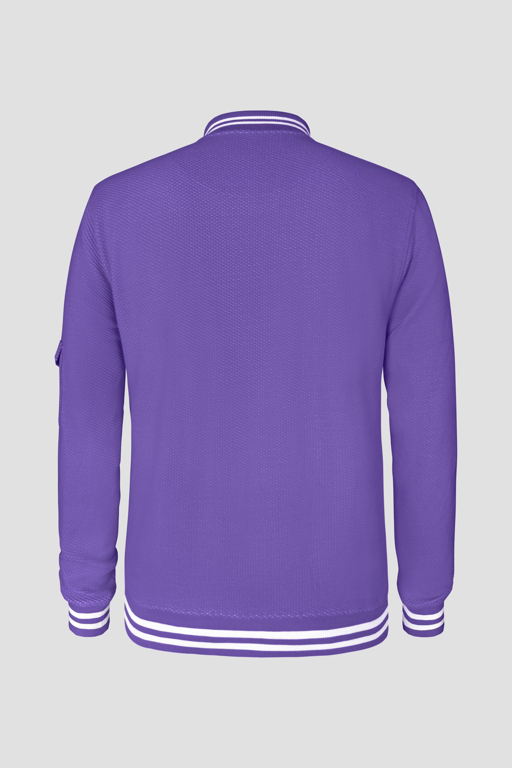 Heavy Waffle Bomber Jacket