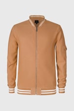 Heavy Waffle Bomber Jacket