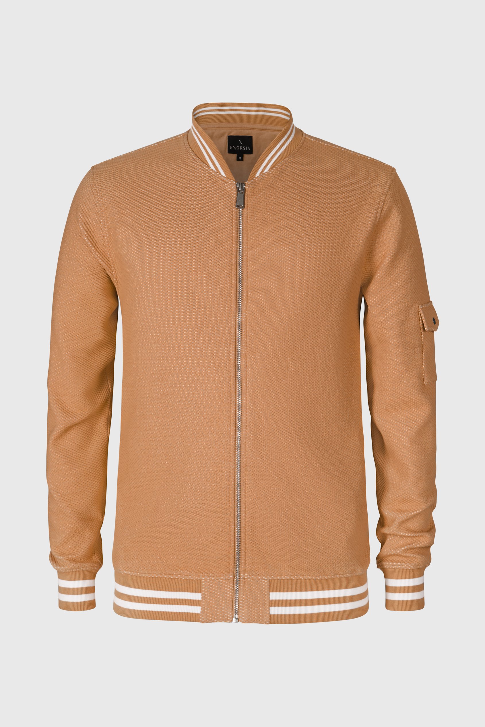 Heavy Waffle Bomber Jacket