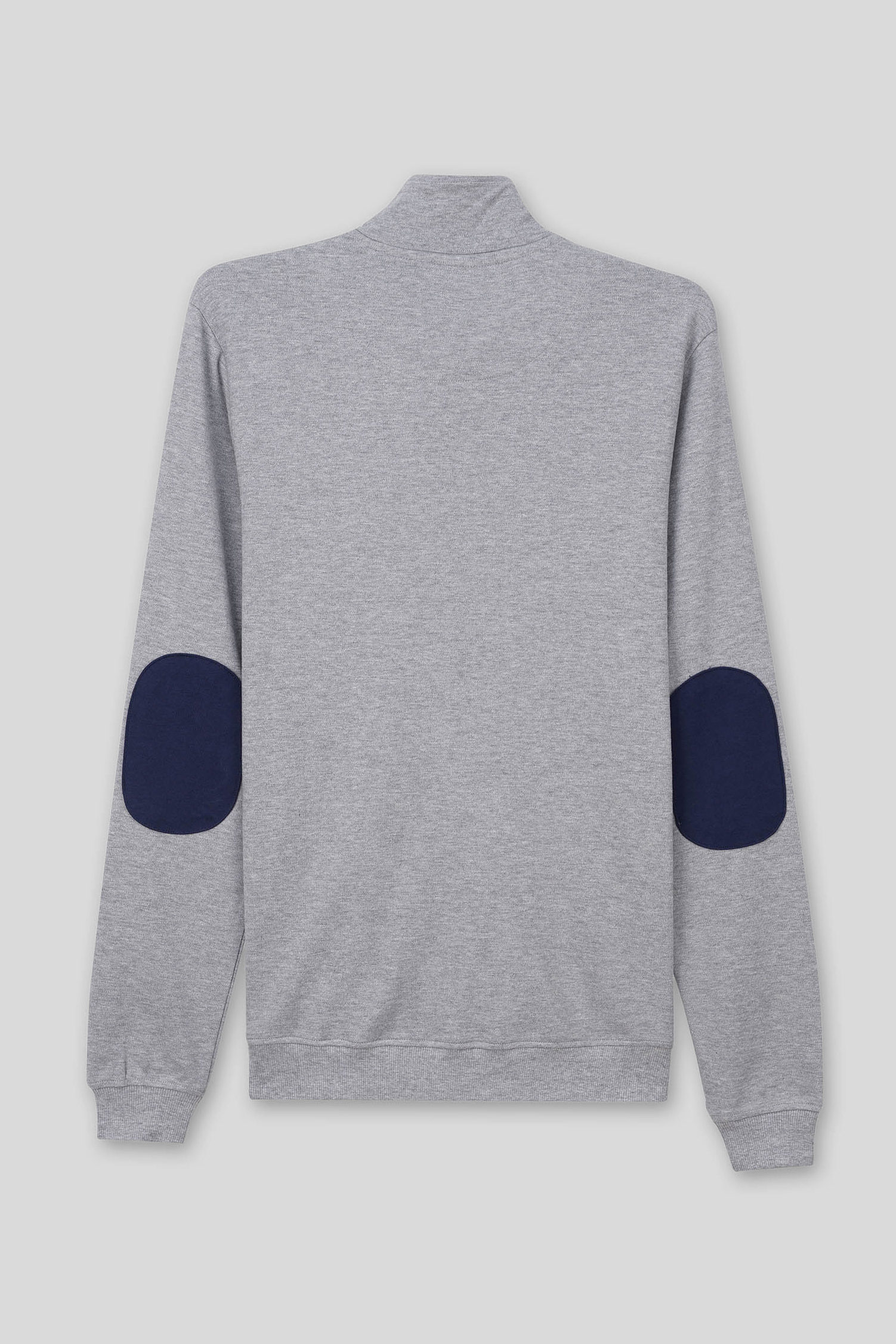 Elbow Patch Half Zip Sweatshirt