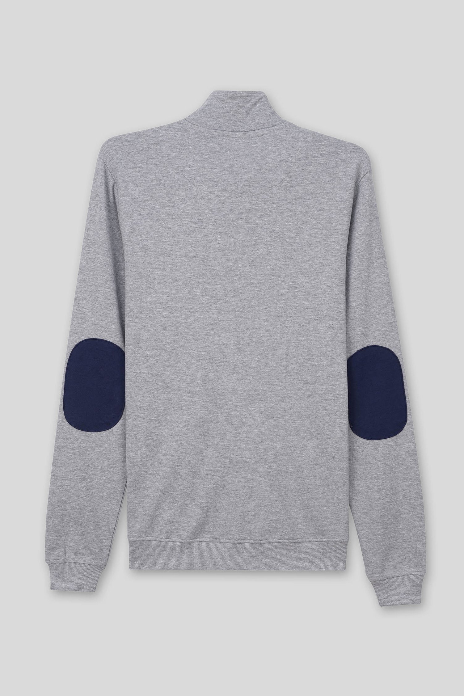 Elbow Patch Half Zip Sweatshirt