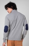 Elbow Patch Half Zip Sweatshirt