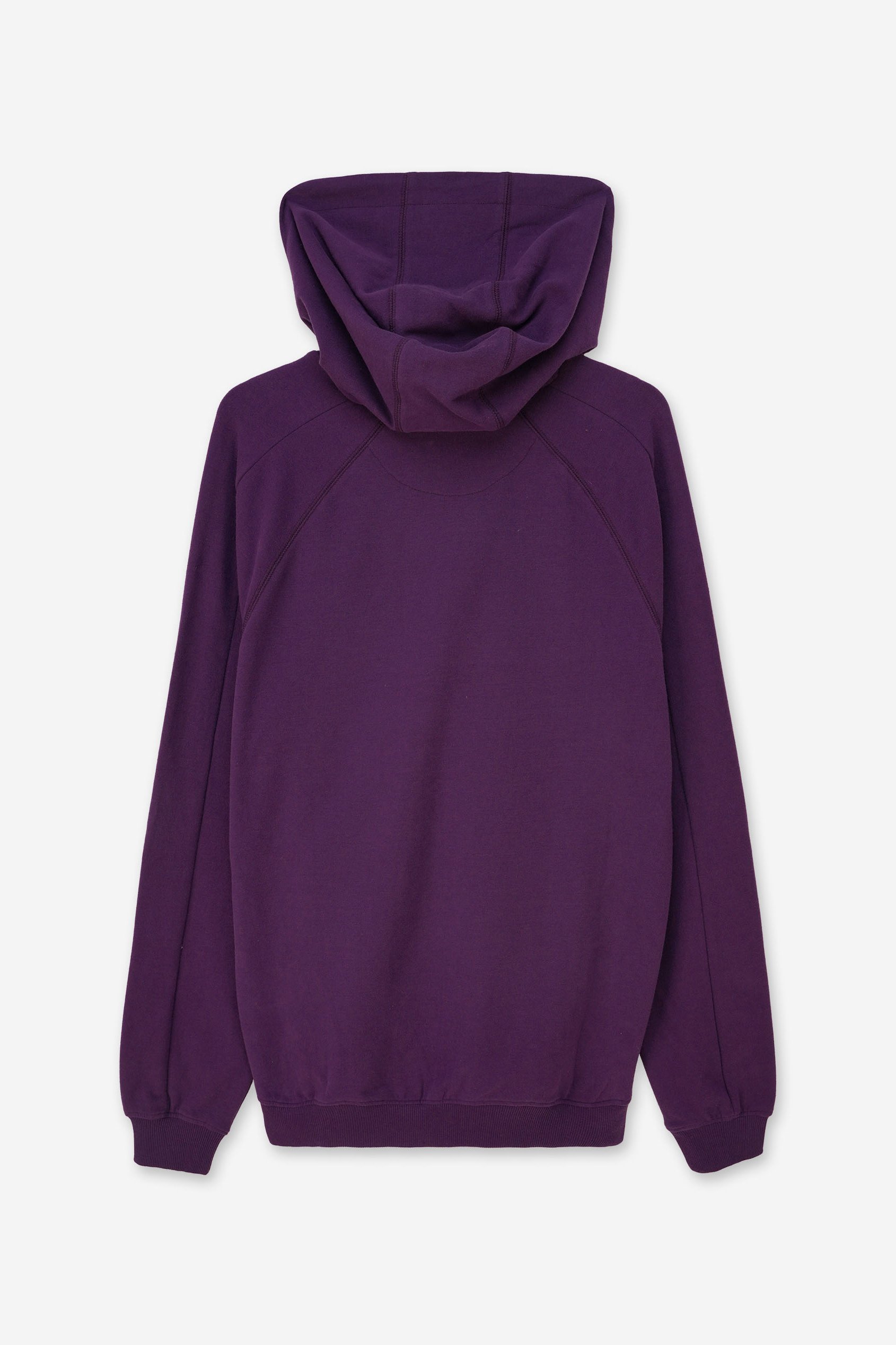 Raglan Sleeve Chest Print Hoodie