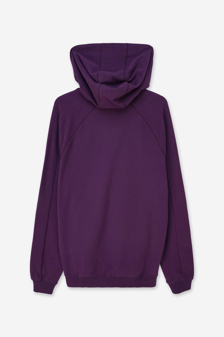 Raglan Sleeve Chest Print Hoodie