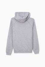 Raglan Sleeve Chest Print Hoodie