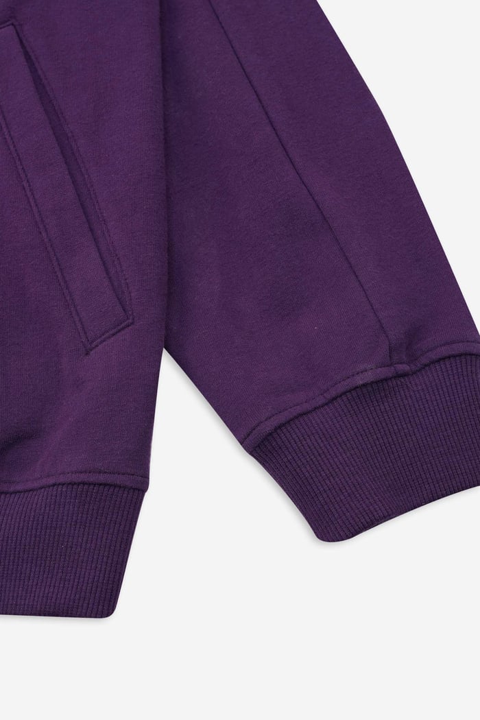 Raglan Sleeve Chest Print Hoodie