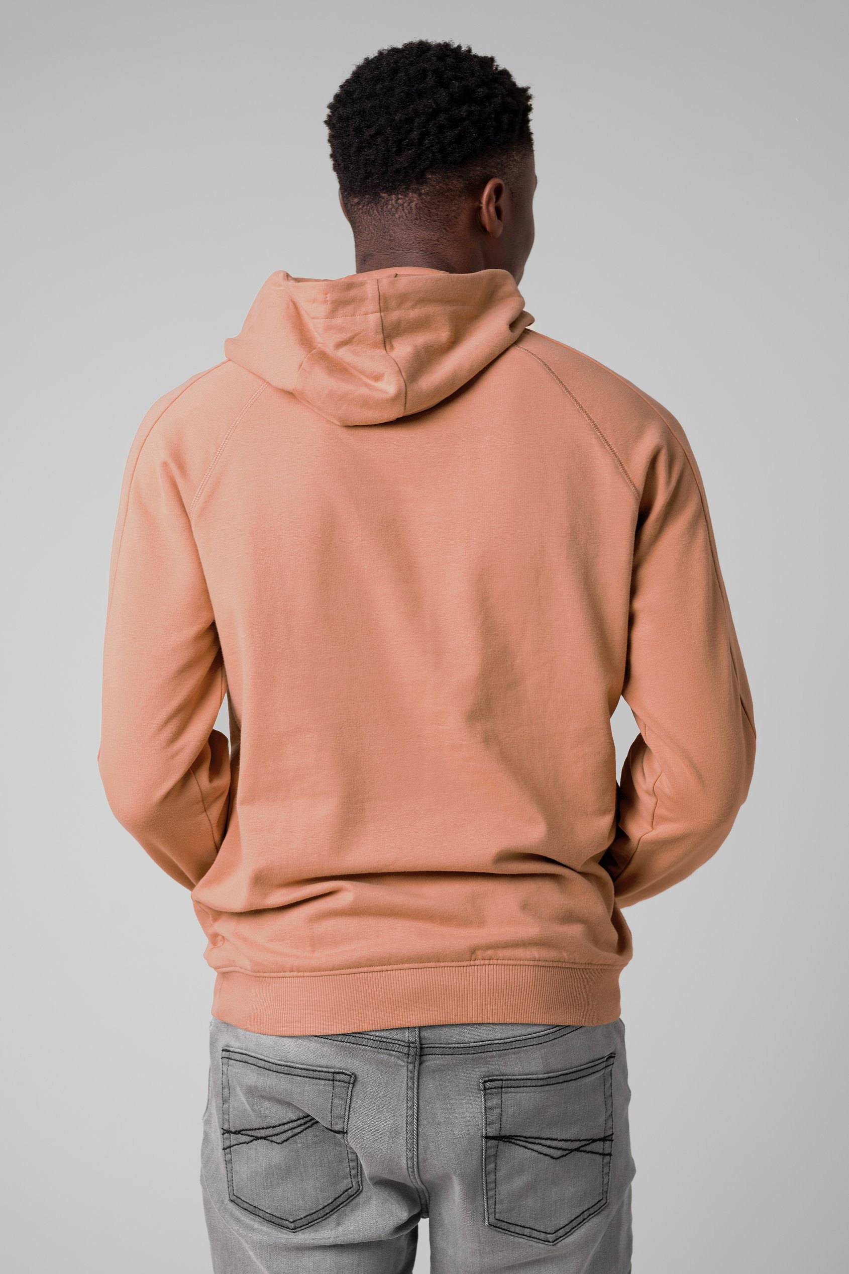 Raglan Sleeve Chest Print Hoodie