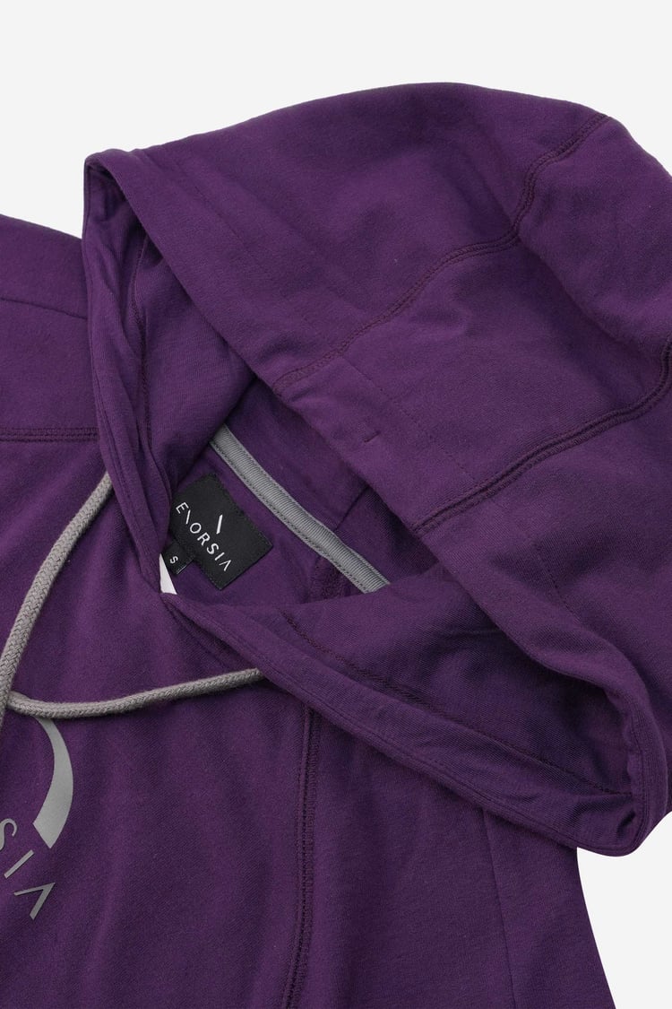 Raglan Sleeve Chest Print Hoodie