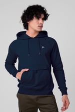 Flap Detail Kangaroo Pocket Hoodie