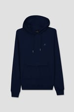 Flap Detail Kangaroo Pocket Hoodie