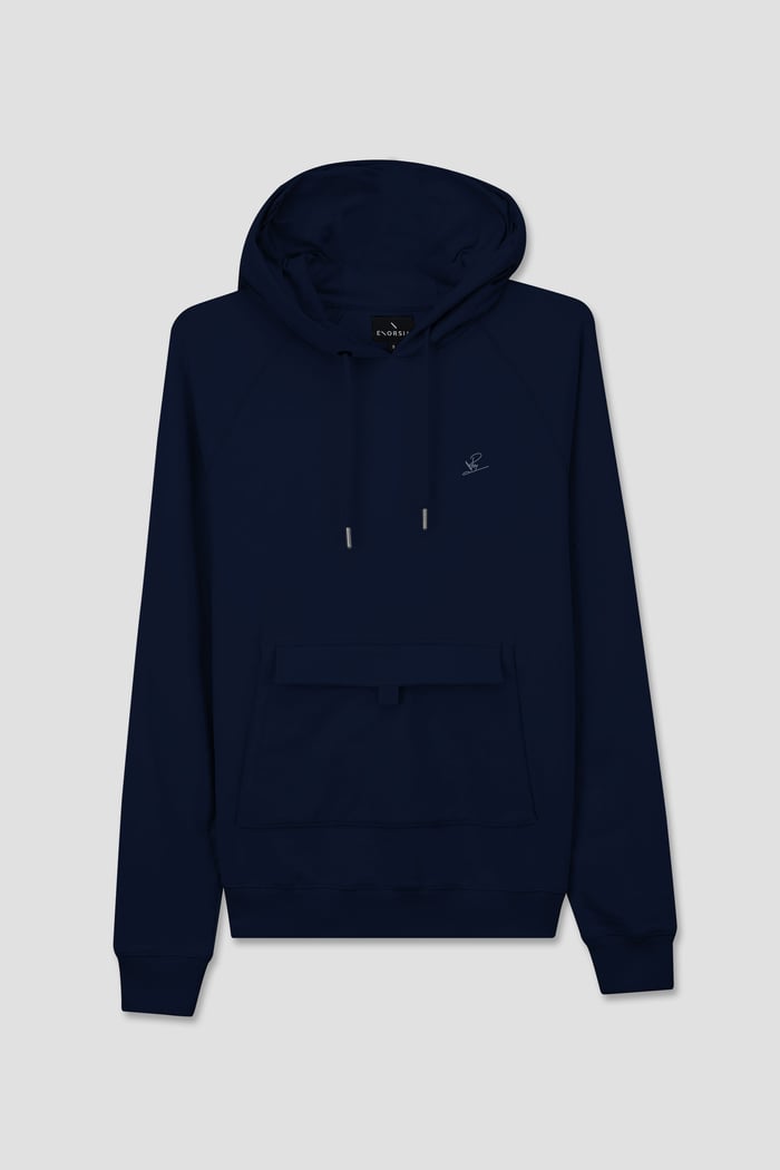 Flap Detail Kangaroo Pocket Hoodie