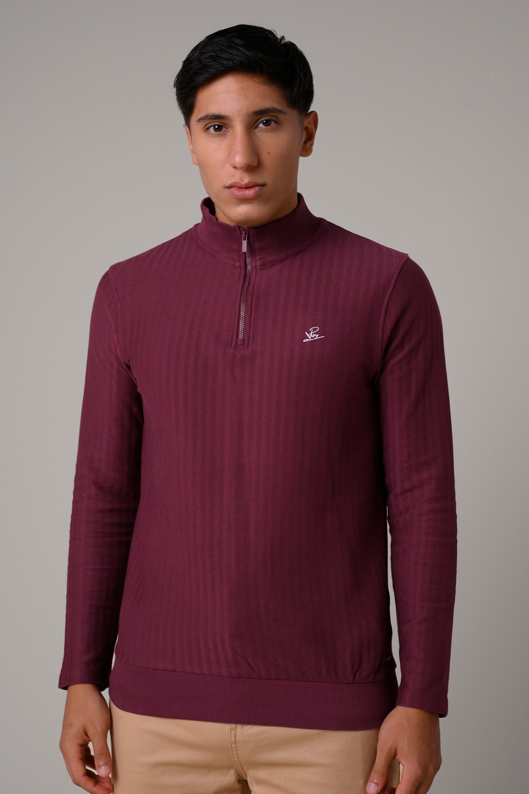 Mens Half Zip Sweatshirt