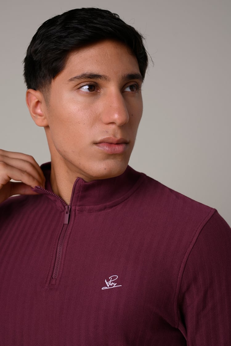 Mens Half Zip Sweatshirt
