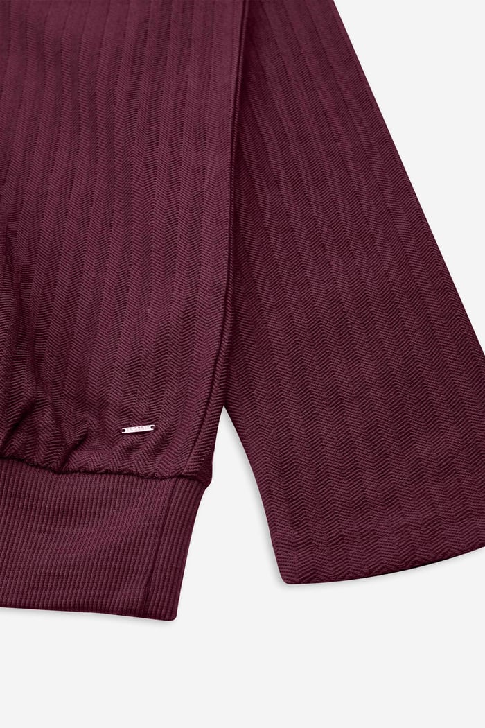 Mens Half Zip Funnel Neck Sweatshirt