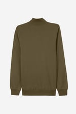 Button-Up Funnel Neck Sweatshirt
