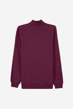 Button-Up Funnel Neck Sweatshirt