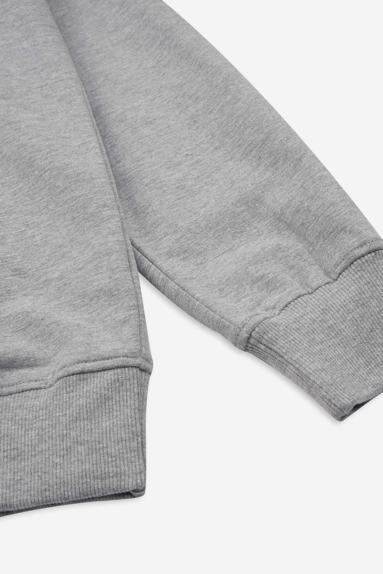 Button-Up Funnel Neck Sweatshirt