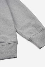 Button-Up Funnel Neck Sweatshirt