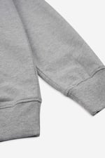 Button-Up Funnel Neck Sweatshirt