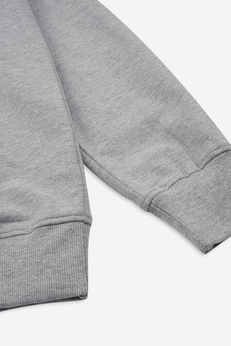 Button-Up Funnel Neck Sweatshirt