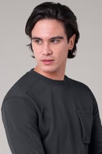 Long Sleeve Front Pocket SweatShirt