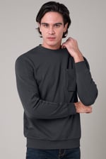Long Sleeve Front Pocket SweatShirt