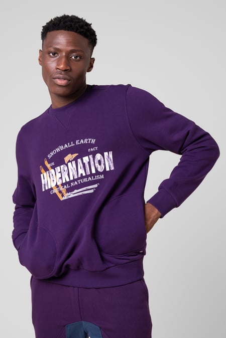 Mens Orange Hibernation Sweatshirt
